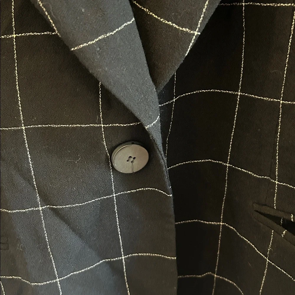 Vintage Christian Dior windowpane blazer